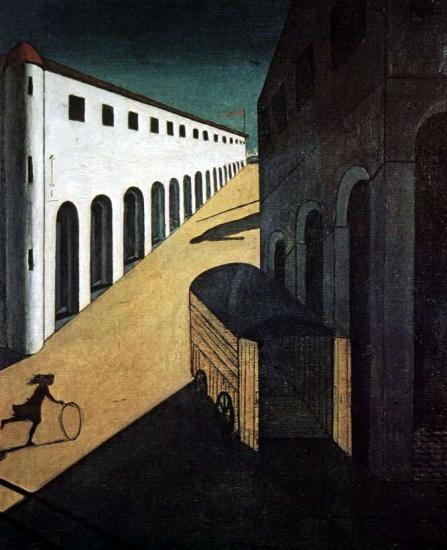 DE CHIRICO-Melancholy and Mystery of a street